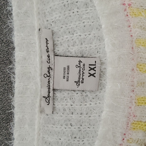 AMERICAN RAG Colorful Plaited Soft Fuzzy Pullover Sweater SIZE: XXL - Picture 11 of 12